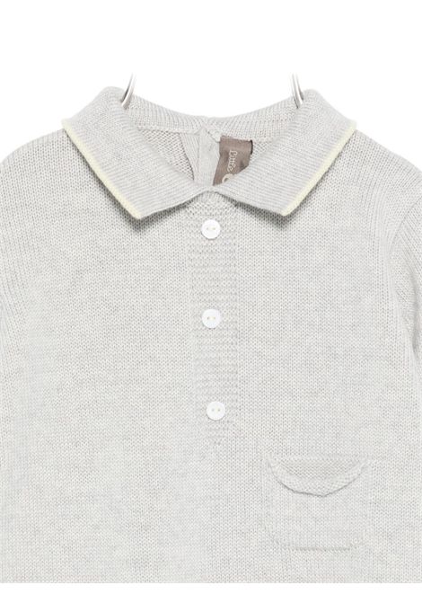 Tutina con colletto a punta LITTLE BEAR | 2131GRIGIO/GIALLO